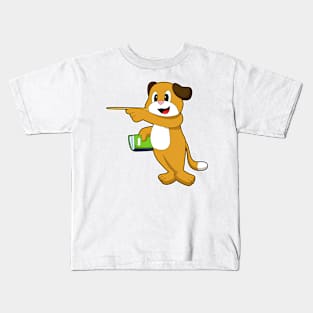 Dog Teacher Book Pointer Kids T-Shirt